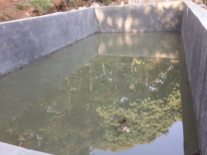 Inside view of the tank